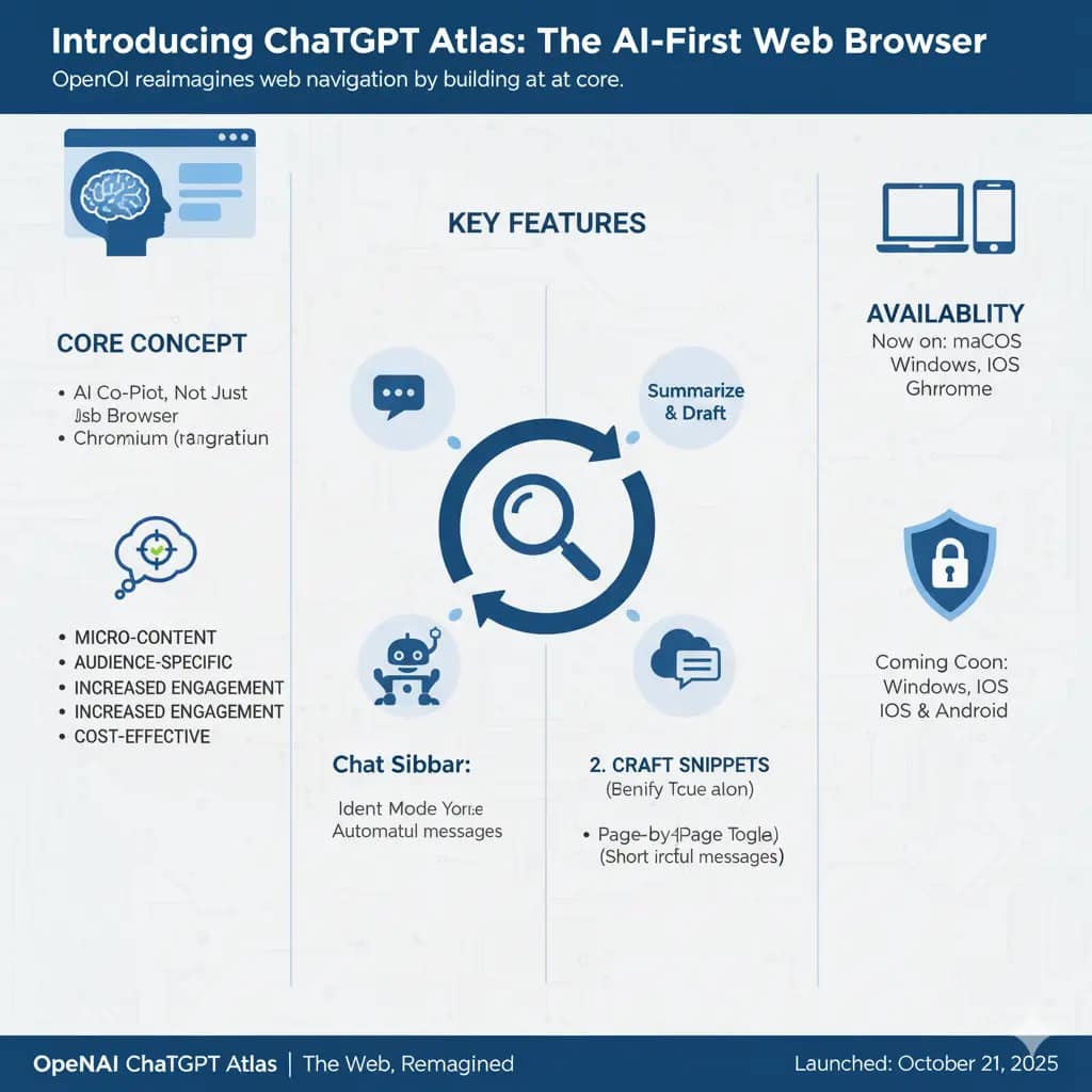 OpenAI Launches Its Own Web Browser Atlas Browser